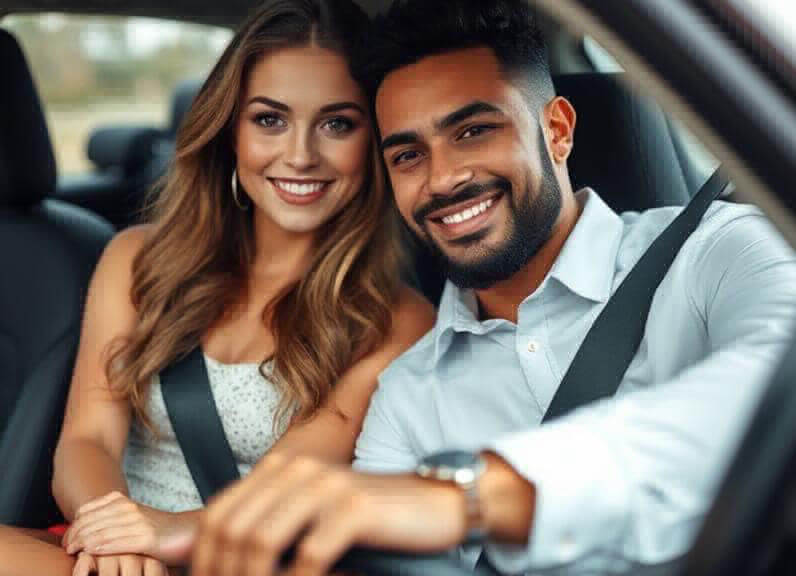 Friendly conversation in a stylish lounge