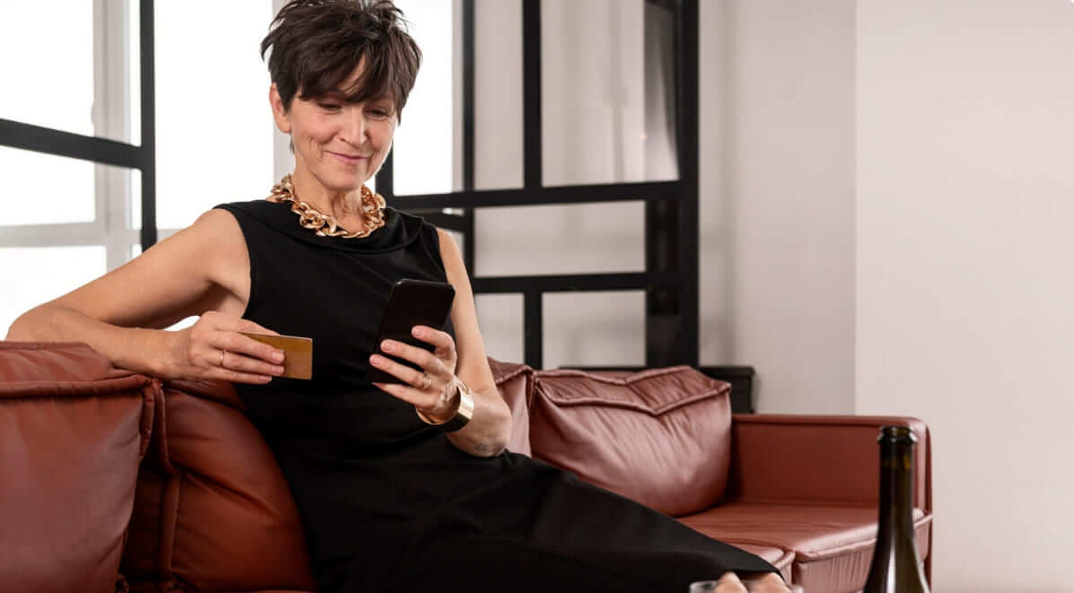 Sunset over the waterfront with elegant dining nearby